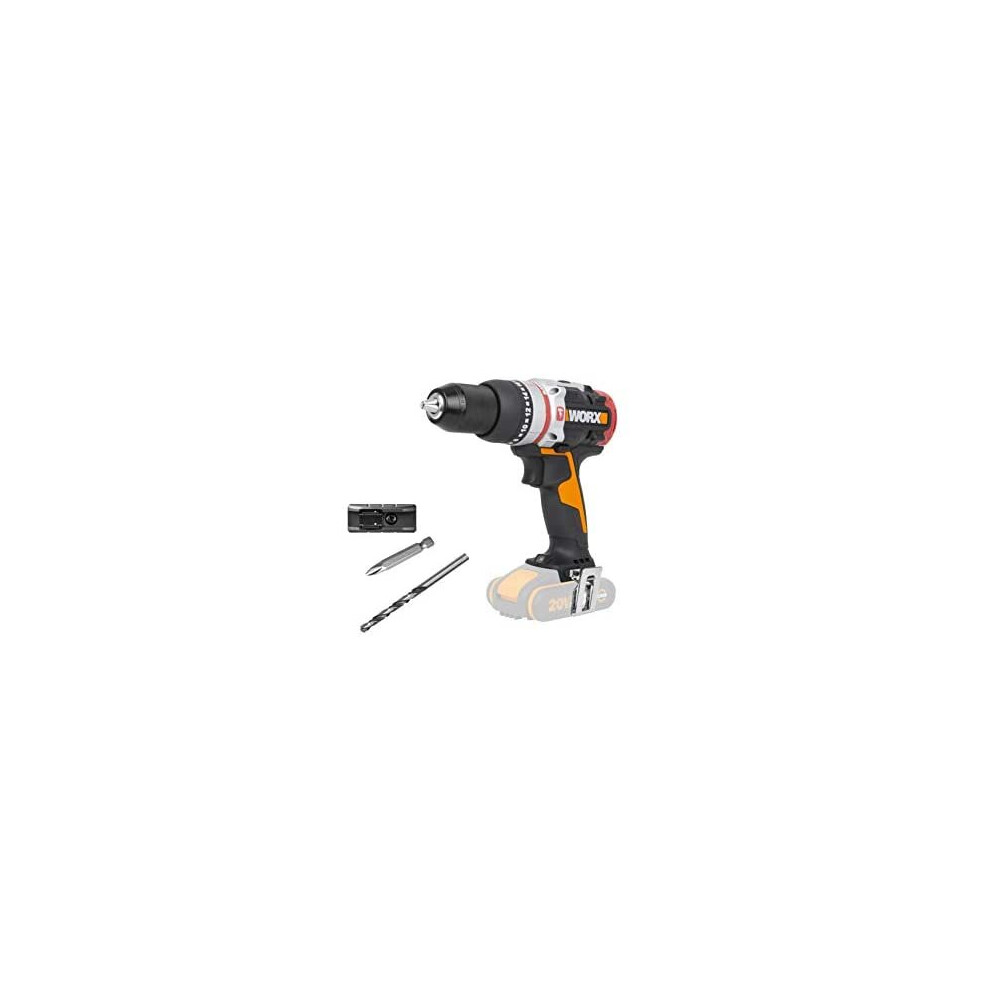 WORX WX354.9 Slammer 18V (20V MAX) Cordless Brushless 60Nm Combi Drill - (Tool only - Battery & Charger Sold Separately)