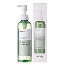 Olio detergente viso alle erbe Manyo - 200 ml