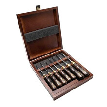 Narex Screwdriver Set in Wooden Box, Set of 7 pcs (Slotted / Phillips / Pozidriv)