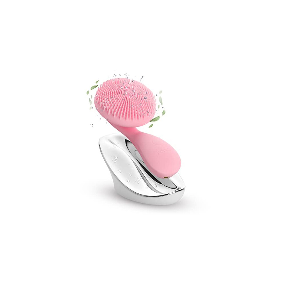 Ronux Silicone Facial Cleansing Brush - Electric, Rechargeable, Waterproof Ipx7 - Face Massager - Deep Cleaning - Sonic Scrubber - Gentle Exfolia
