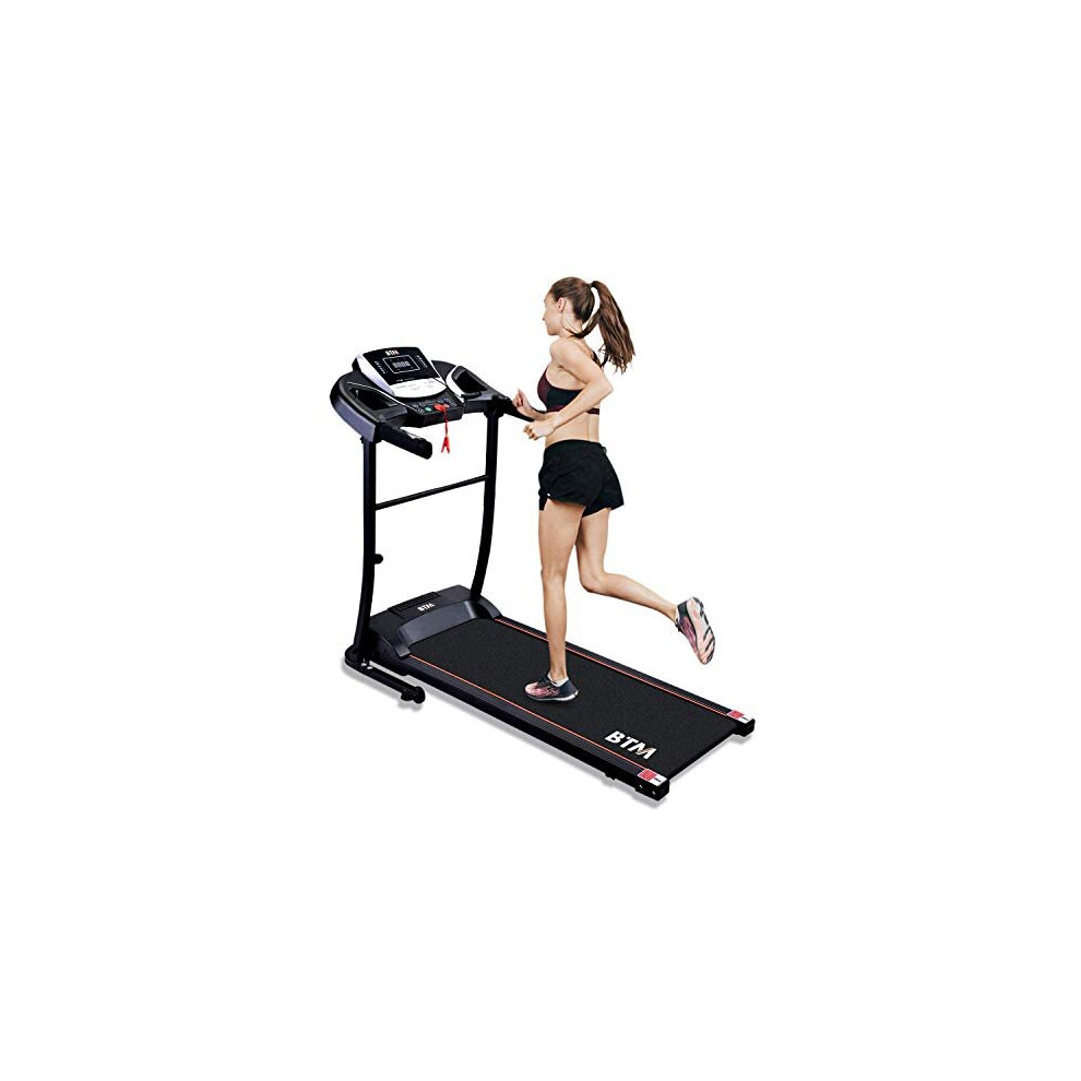 BTM W501 Electric Treadmill Folding USB Speakers 12KM H Motorized Running Jogging Walking Machine for Home Use Digital Control 99 Pre ass on OnBuy