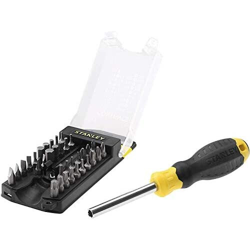STANLEY Stanley STHT070885 Multibit Screwdriver Set, 22.8x 7.6x 5cm (34 Pieces)
