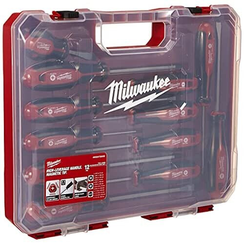 Milwaukee Milwaukee Σετ 12 κατσαβιδιών με τρεις λοβούς 4932472003