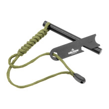 Milestone Camping 20599 Fire Starter / Lights Fires & Stoves / Includes Ruler, Bottle Opener, Lanyard & More