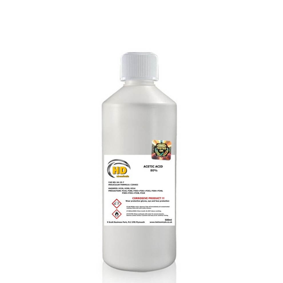 (500ml) Acetic Acid 80%