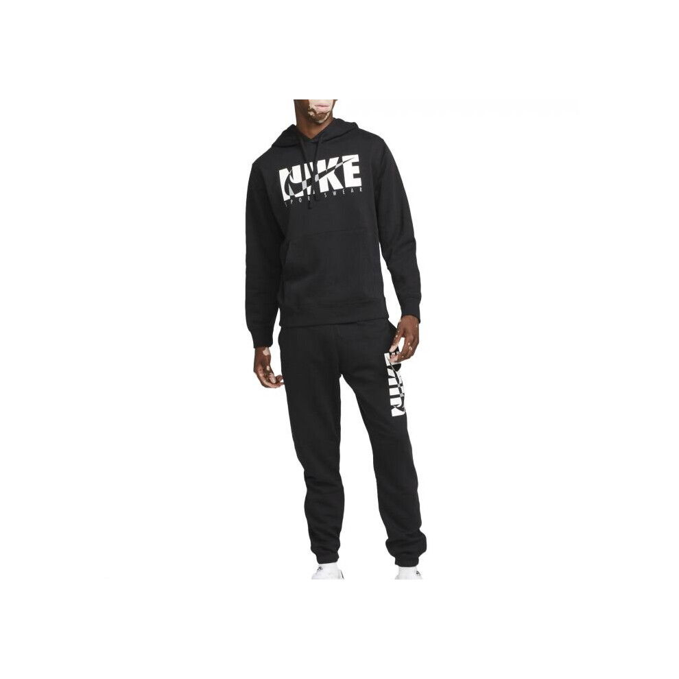 (S) Nike Tracksuit Set Graphic Logo Hoodie Jogger Mens