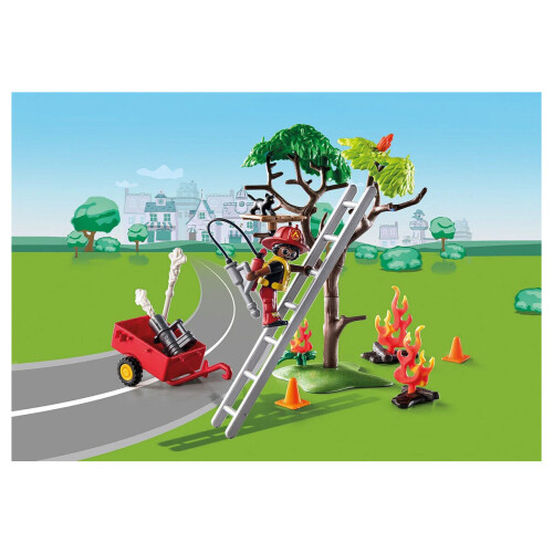 PLAYMOBIL DUCK ON CALL - Fire Rescue Action: Cat Rescue 1
