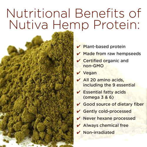 (500g) 100% Pure Hemp Protein Powder - Huge 61.6% Protein 2