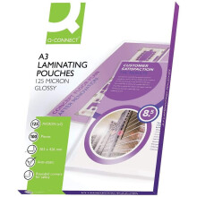 Q-Connect KF04124 Laminating Pouch A3 125-Micron (Pack of 100)
