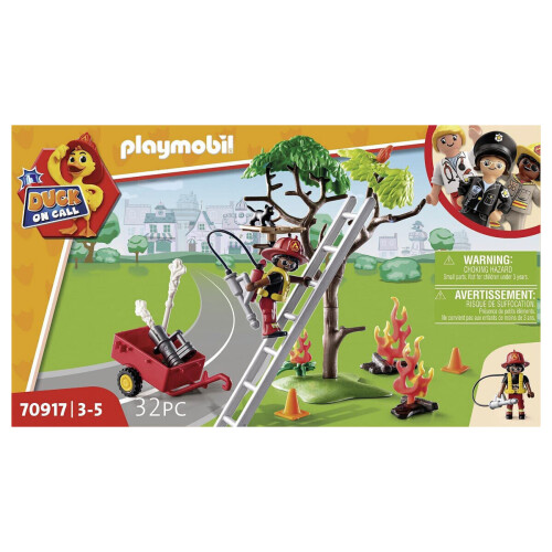 PLAYMOBIL DUCK ON CALL - Fire Rescue Action: Cat Rescue 2