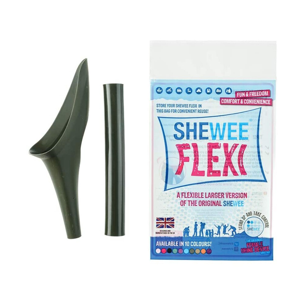 Shewee Flexi - Reusable Pee Funnel Â A Flexible, Larger Version Of The Original Female Urination Device Since 1999! Quickly, Easily And Discreetly,