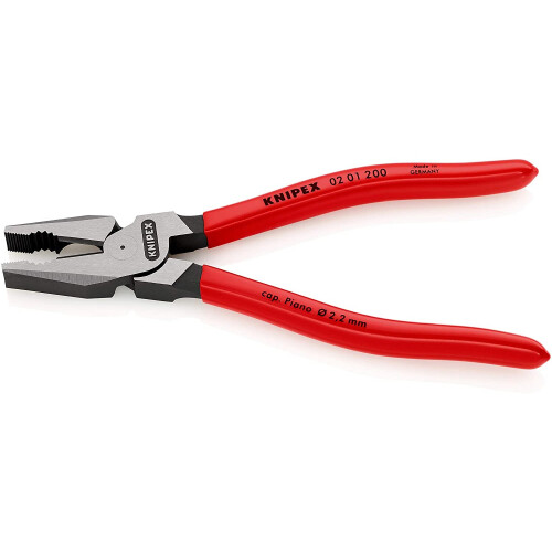 Knipex KNIPEX High Leverage Combination Pliers (200 mm) 02 01 200 1