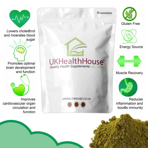 100% Pure Hemp Protein 500g Powder - Huge 61.6% Protein - Certified 2
