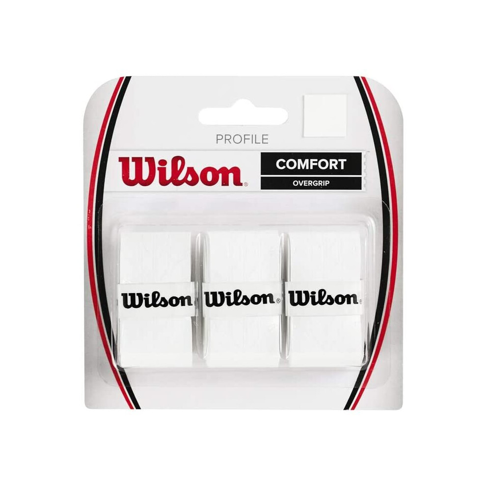 Wilson Tennis Profile Racket Overgrip (3 Pieces)