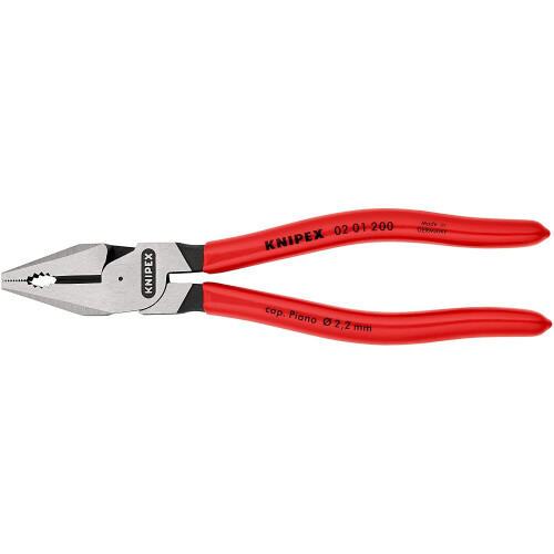 Knipex KNIPEX High Leverage Combination Pliers (200 mm) 02 01 200 2