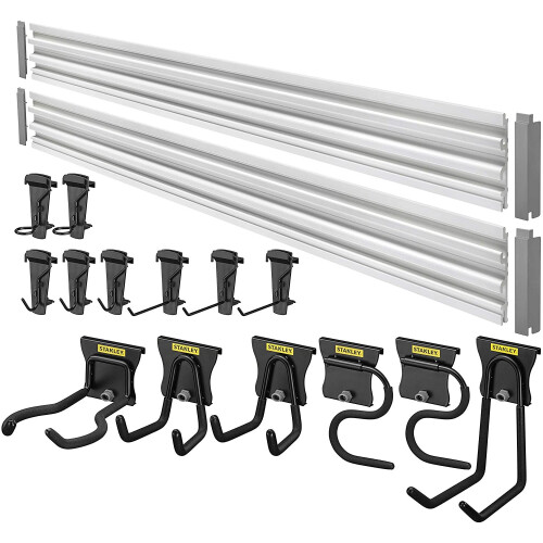 STANLEY Stanley Tools Track Wall System Starter Kit, 20 Piece