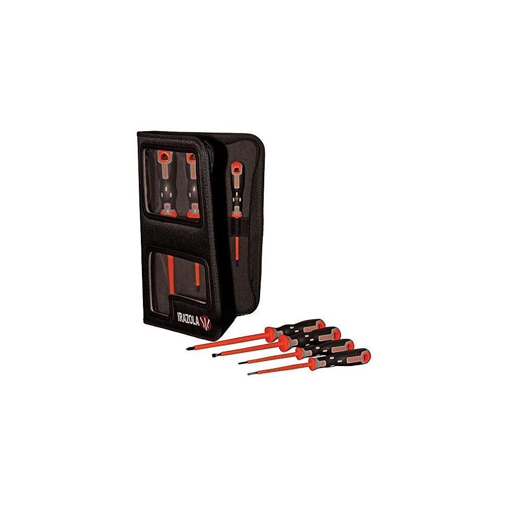 Irazola 7pc Insulated Tekno+ Plus Aislo Screwdriver Set with Carry Case - Rated to EN60900 1000V AC