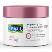 Cetaphil New Healthy Radiance Brightening Day Protection Face Cream with Niacinamide and Hyaluronic Acid, SPF 15, for Sensitive Skin prone to pig