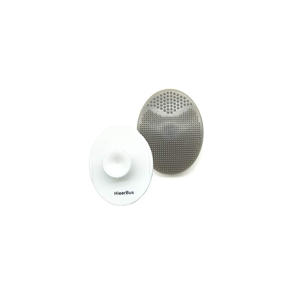Hieerbus Facial Cleansing Brush,Soft Silicone Face Scrubber,Facial Exfoliation Scrub For Massage Pore Cleansing Blackhead Removing Deep Scrubbing