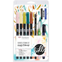 TOMBOW BS-FH1, CONJUNTO DE LETRAS MISTURADAS, CORES COSY TIMES