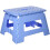 Draper Draper 19258 Plastic Anti Slip Folding Step Stool, Blue 1