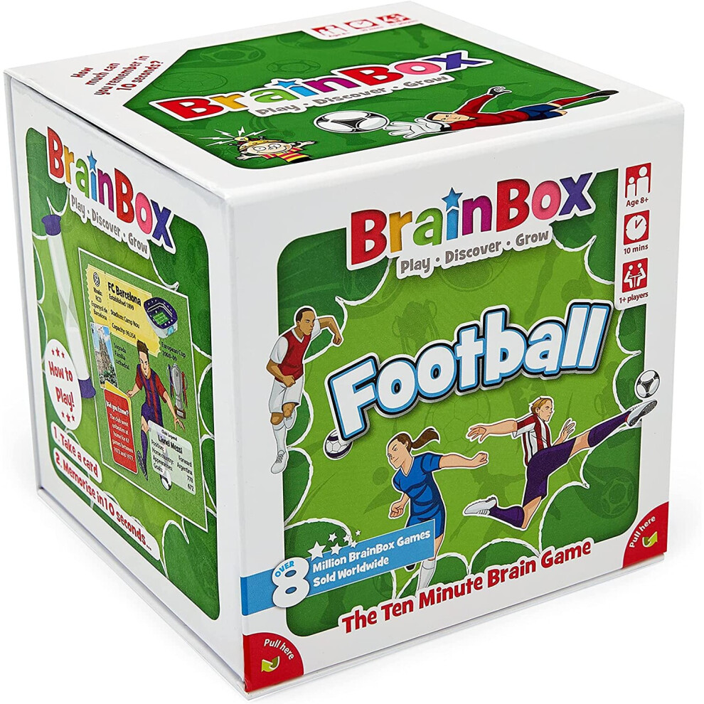 Brainbox Games Brainbox Football Card Game (Refresh 2022)