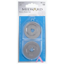 Milward 2515111 Rotary Blade Set: 45mm Diameter: 2 Pieces, Assorted