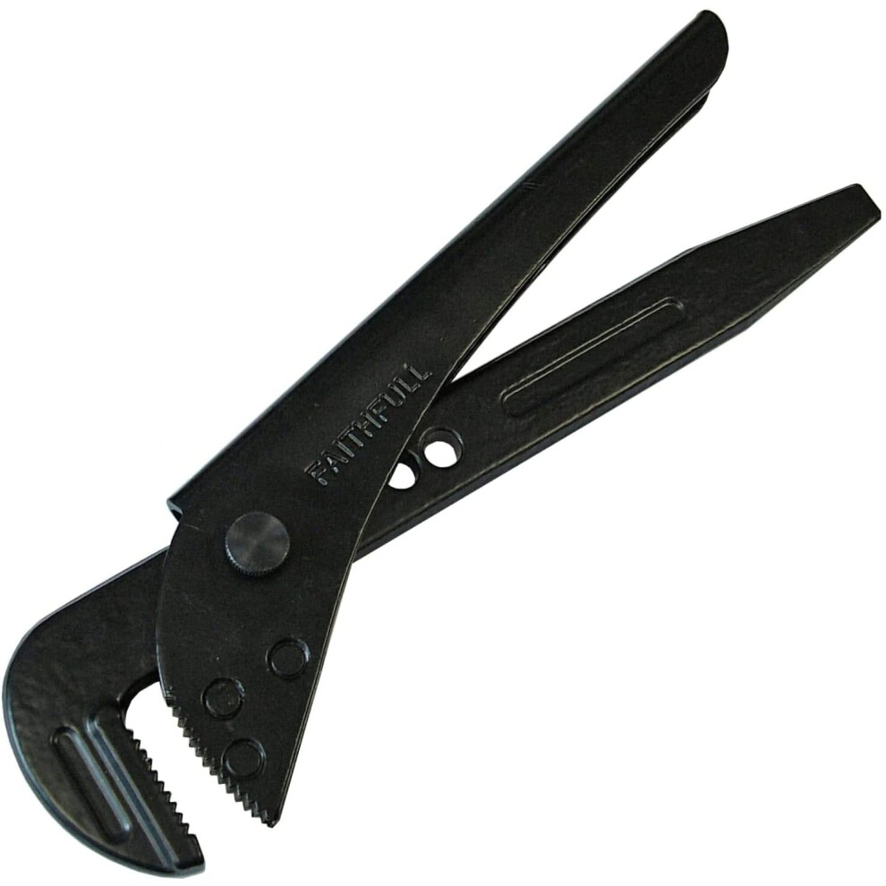 Faithfull Pwla12 Lever Action Pipe Wrench 12-Inch 60Mm Cap