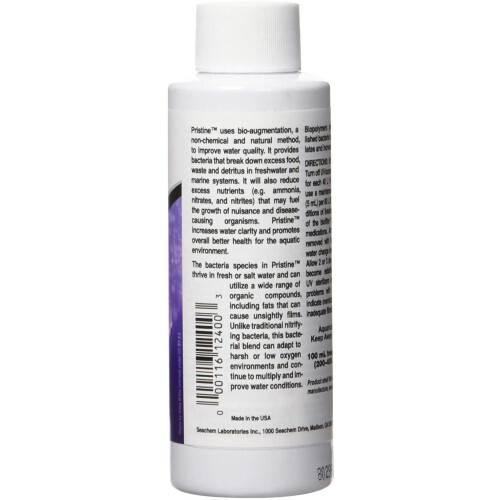 Seachem Pristine Water Conditioner, 100 ml 2