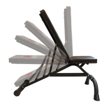 HXGN Weight Bench Adjustable Flat Incline Decline Gym Lifting Workout