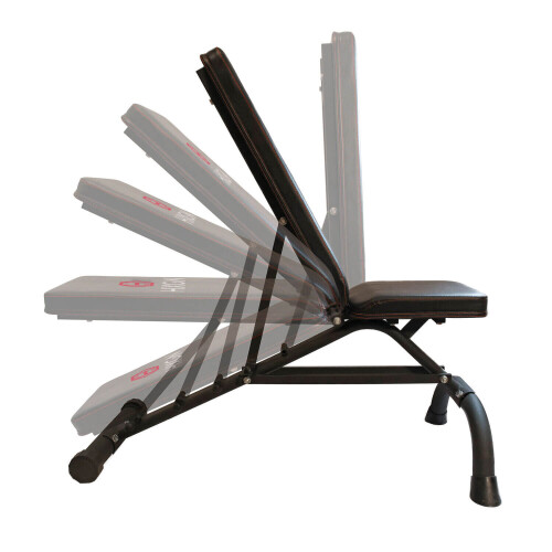 HXGN Weight Bench Adjustable Flat Incline Decline Gym Lifting Workout