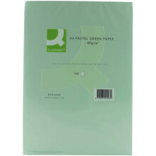 Q Connect A4 80gsm Green Ream Coloured Copier Paper