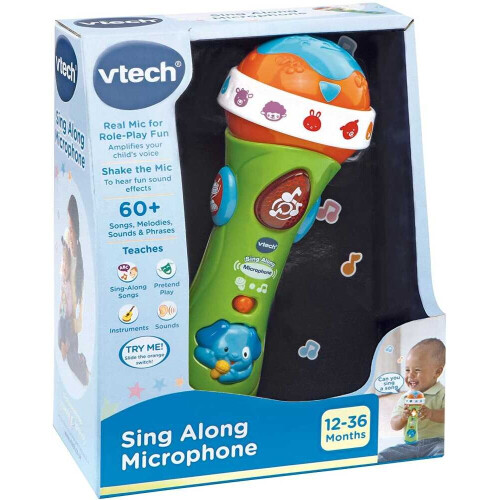 VTech VTech Singing Sounds Microphone Toy Multicolour 2