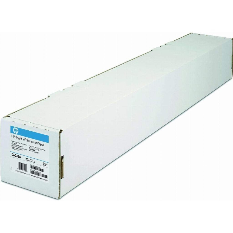 HP Bright White Inkjet Paper - Matte paper - bright white - Roll A1 (61.0 cm x 45.7 m) - 90 g/m2 - 1 roll(s)