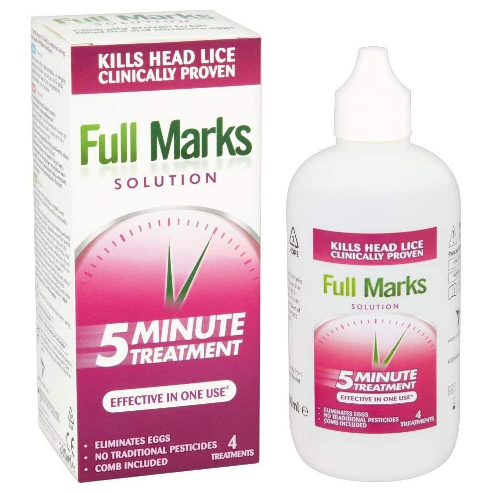 Full Marks Solution, 4 Treatments, 200 Ml