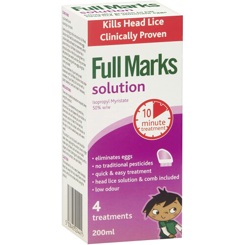 Full Marks Solution, 4 Treatments, 200 ml 1