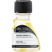 Winsor & Newton Refined Linseed Oil, 75 ml,3021748