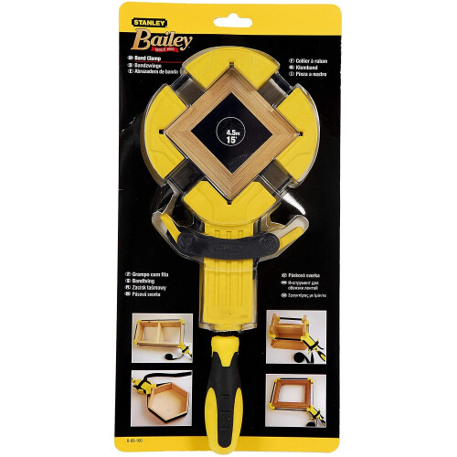 STANLEY Stanley ST083100 Band-Clamp 4.5m/15ft, Yellow/Black 2
