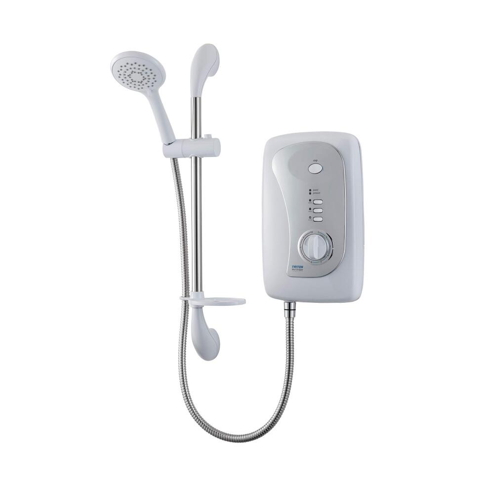 Triton Showers MOMT084I Martinique 8.5KW Electric Shower, White, H 338 x W 208 x D 95 mm