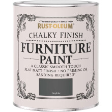 Rust-Oleum AMZ0034 A Classic, Smooth Touch Flat matt Paint Finish, Graphite, 750ml