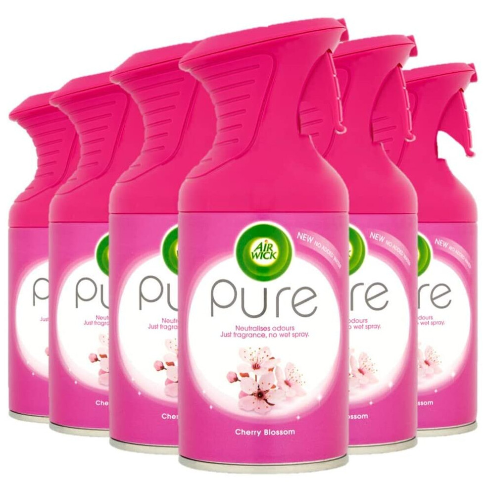 Air Wick Air Freshener Room Spray CHERRY BLOSSOM , Pack of 6