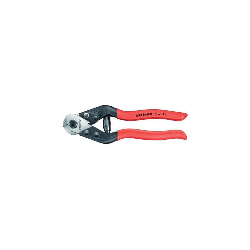 KNIPEX Wire Rope Cutter forged (190 mm) 95 61 190 SB (self-service card/blister)