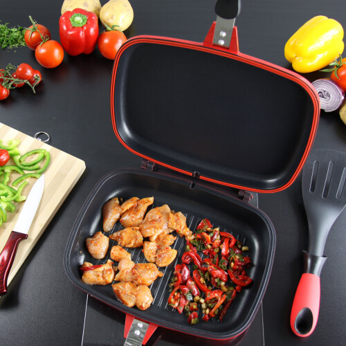 SQ Professional (Rossa) SQ Professional Nea Die-Cast Magic Pan Double Sided Pan 2