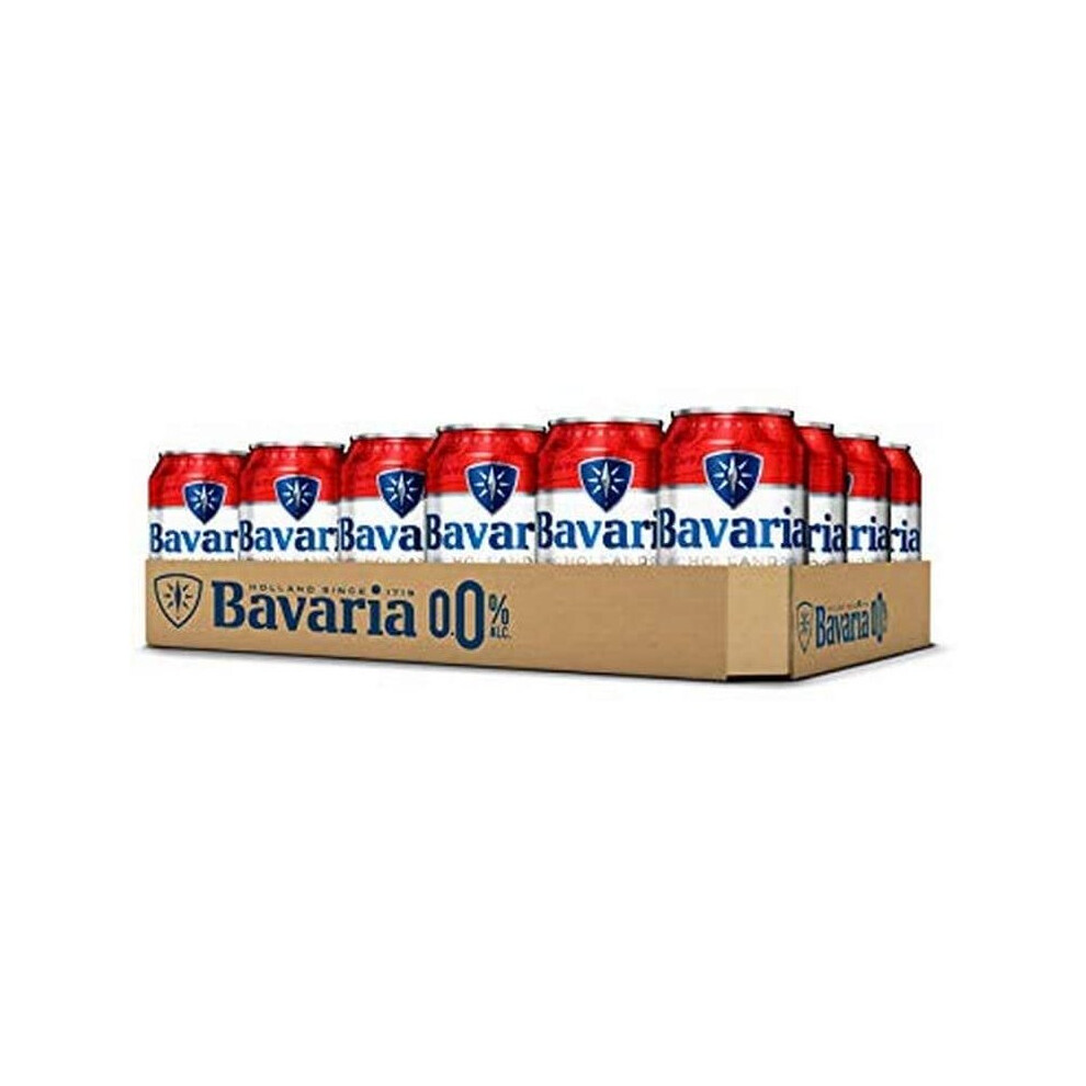Bavaria 0.0 Percent Original Alcohol Free Beer 24 X 330 Ml Cans