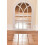 Large White Rustic Window Soho Style Mirror Hallway Vanity 92x62cm 4