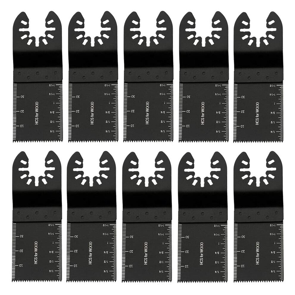 New_soul 10Pcs Universal Oscillating Quick Release Saw Set Multitool Tool Blade For Bosch Craftsman Dewalt Dremel Fein Ridgid Tch Makita Milwaukee 6167541425762
