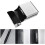 2 Pcs Lightweight Cigarette Case, Gray Silver Aluminum Cigarette Box Holder 7