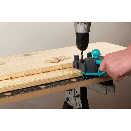 Wolfcraft Universal Dowel Jig (Practical Dowel Jig For Clean Corner, T