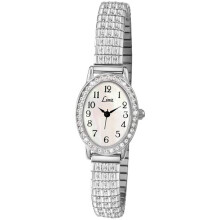 Limit Women's Quartz Watch with White Dial Analogue Display and Silver Stainless Steel Bracelet 6029.01