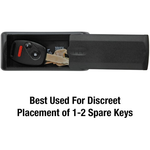 Master Lock Master Lock 207D Magnetic Key Holder, 1-2 Key Capacity, Black 2